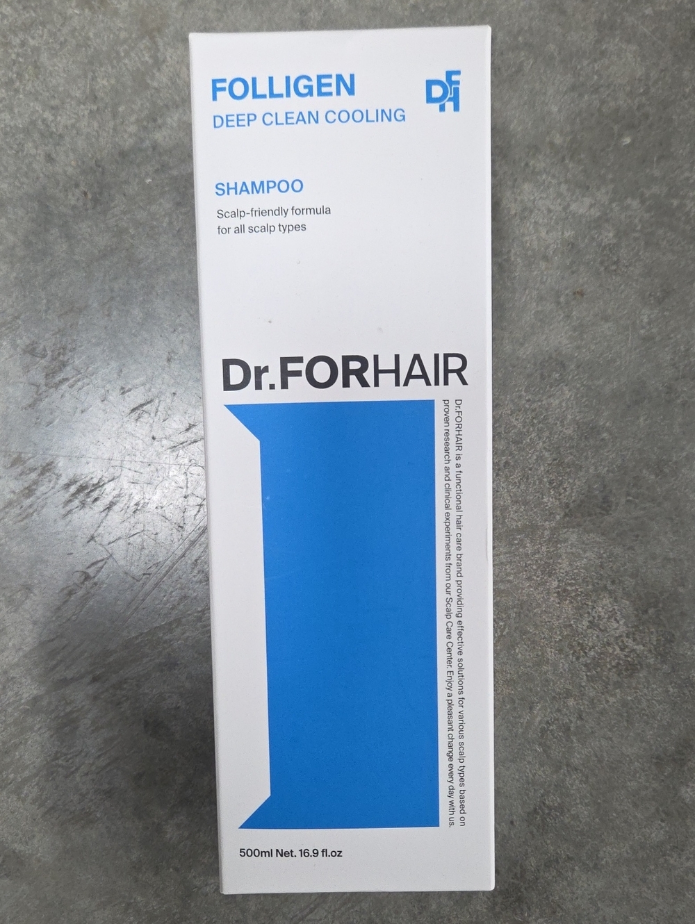 Folligen Deep Clean Cooling Shampoo - Blue